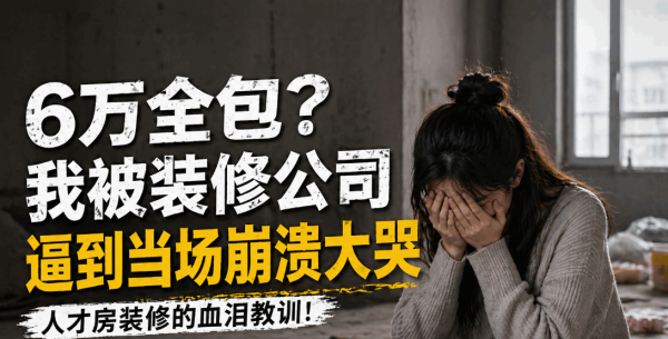 清正源府业主自述：6万全包？我被装修公司逼到当场崩溃大哭