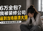 清正源府业主自述：6万全包？我被装修公司逼到当场崩溃大哭